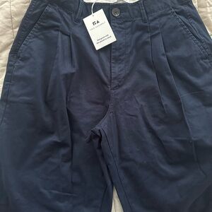 Navy Blue Women's Chinos by First Avenue